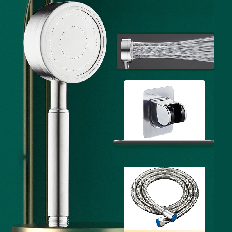 Gold Handheld Shower Head Pressurized 304 Stainless Steel Shower Head