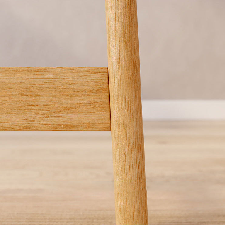 Solid Wood Bar Stool Backrest Upholstered Bar Stools for Dining Room