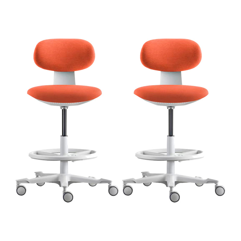 Modern Adjustable Backrest Counter Stool Iron Cashier Bar Stool with Cushion and Pedal