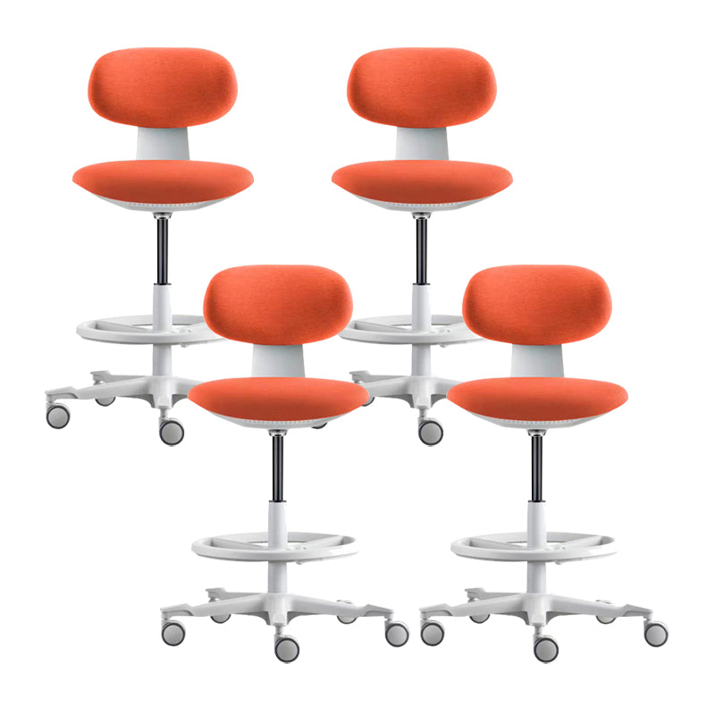 Modern Adjustable Backrest Counter Stool Iron Cashier Bar Stool with Cushion and Pedal