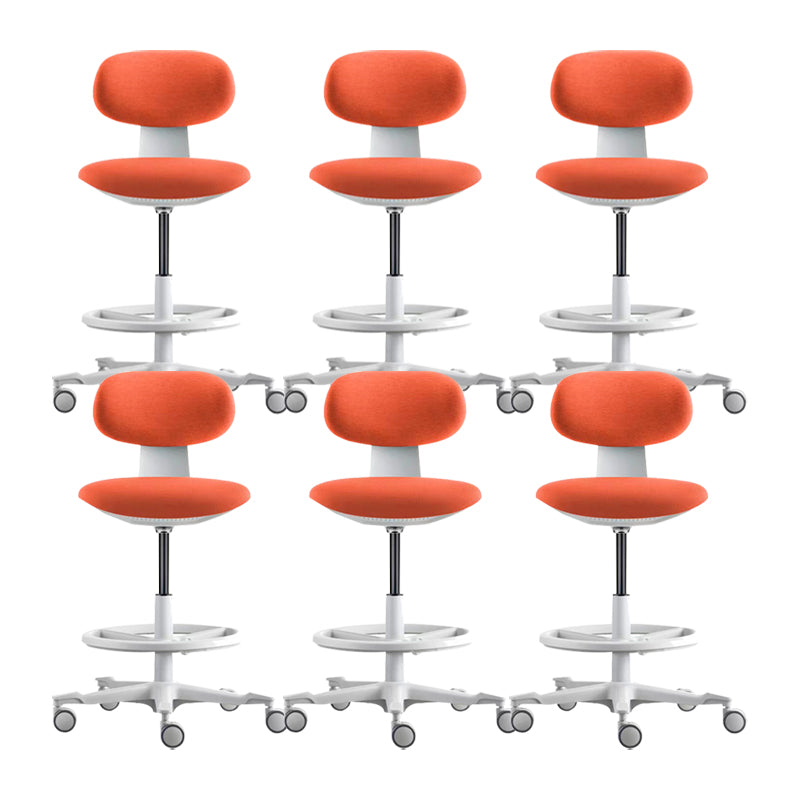 Modern Adjustable Backrest Counter Stool Iron Cashier Bar Stool with Cushion and Pedal