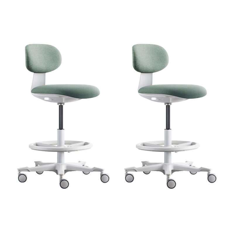 Modern Adjustable Backrest Counter Stool Iron Cashier Bar Stool with Cushion and Pedal