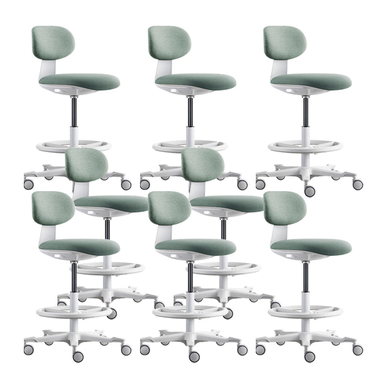Modern Adjustable Backrest Counter Stool Iron Cashier Bar Stool with Cushion and Pedal