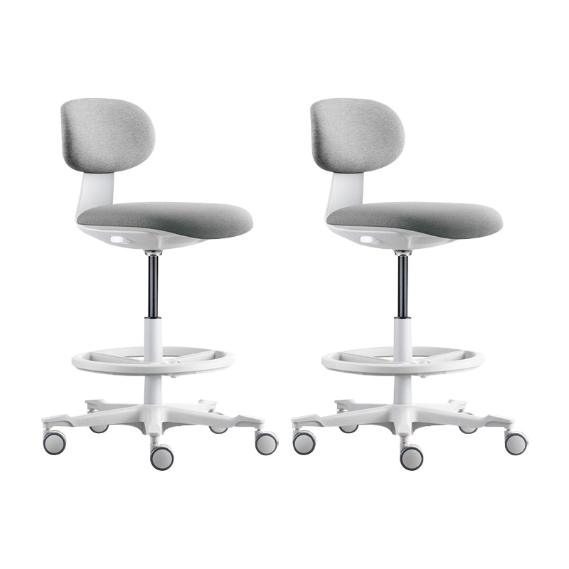 Modern Adjustable Backrest Counter Stool Iron Cashier Bar Stool with Cushion and Pedal