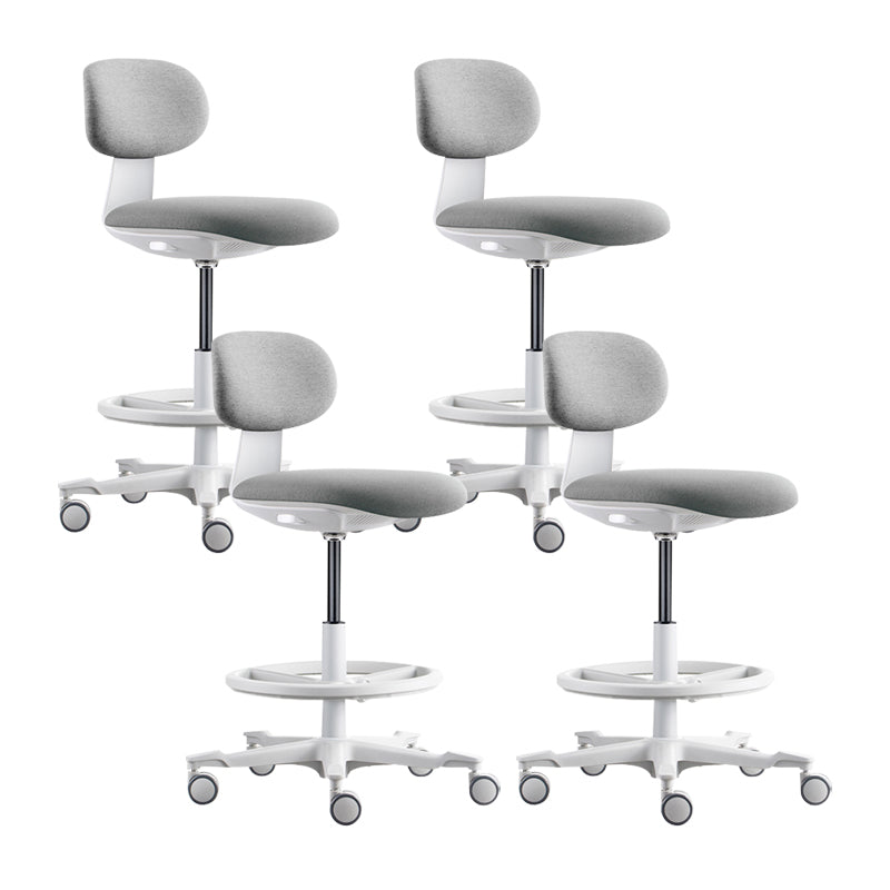 Modern Adjustable Backrest Counter Stool Iron Cashier Bar Stool with Cushion and Pedal
