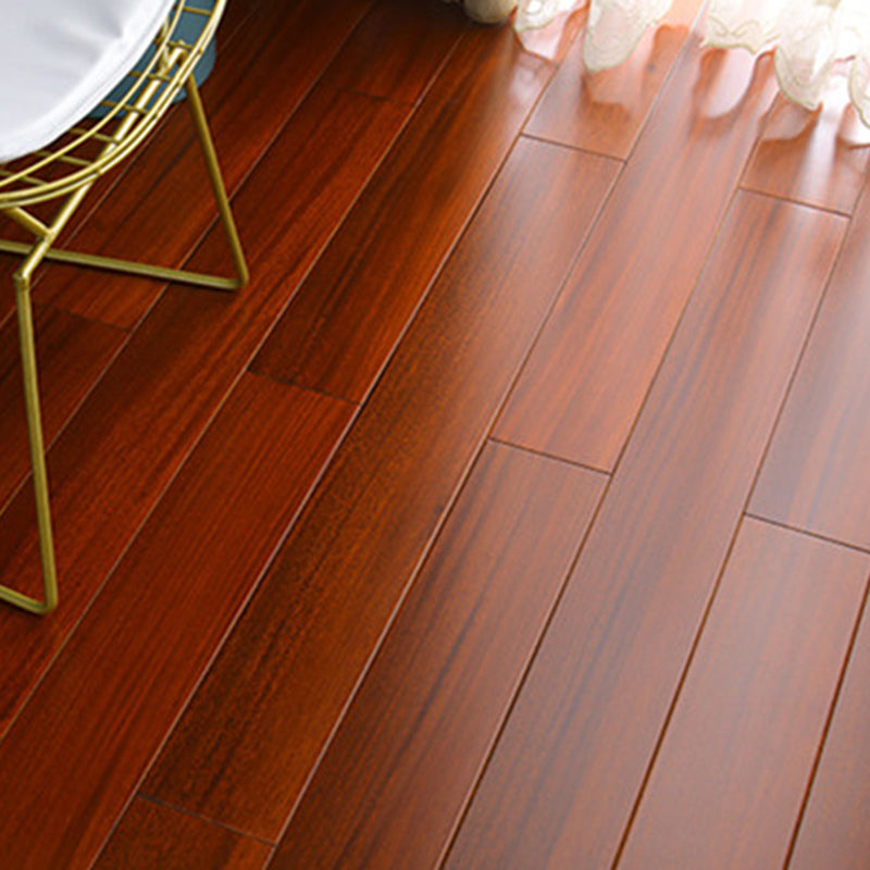Modern Wooden Wall Planks Wire Brushed Click-Locking Tile Flooring