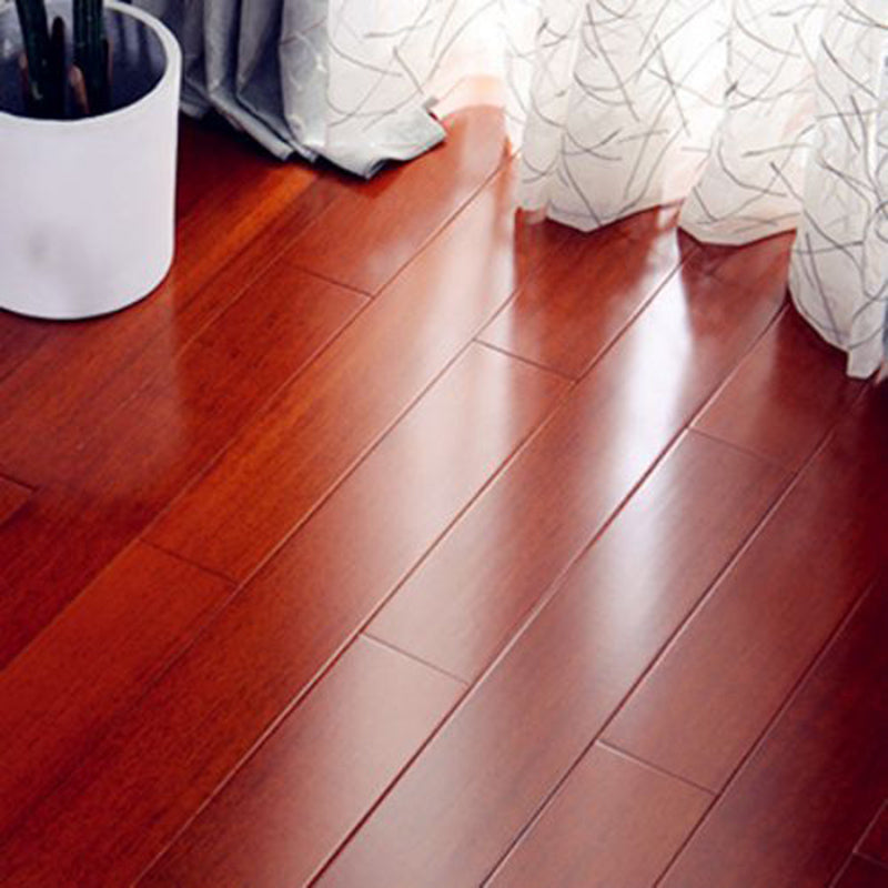 Modern Wooden Wall Planks Wire Brushed Click-Locking Tile Flooring