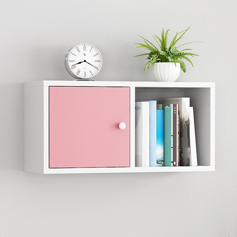 Engineered Wood Scandinavian Bookcase Floating Closed Back Bookshelf