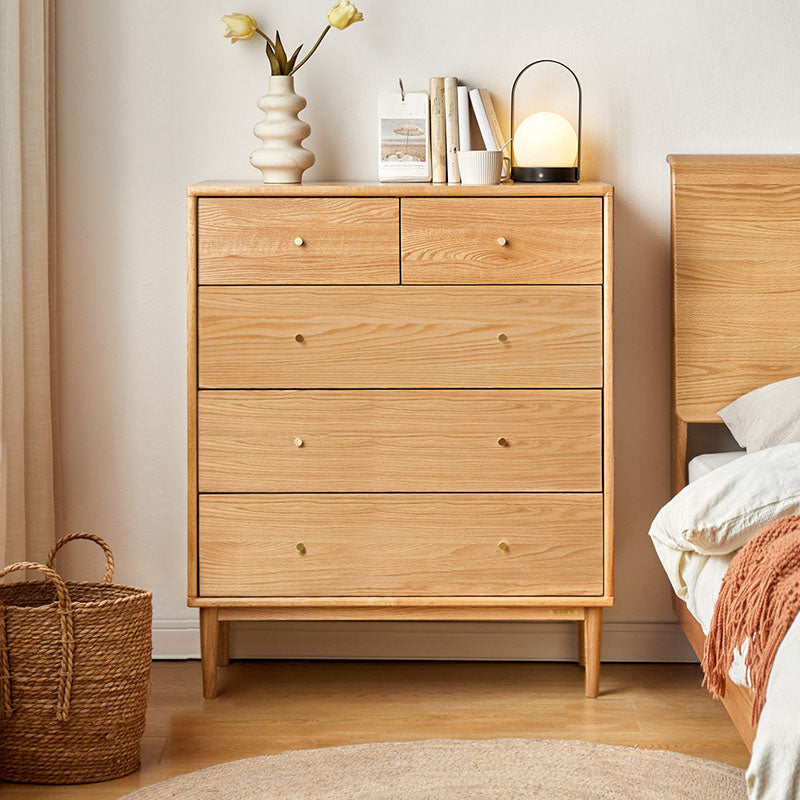 Contemporary Vertical Dresser Wood Storage Bachelor Chest for Home