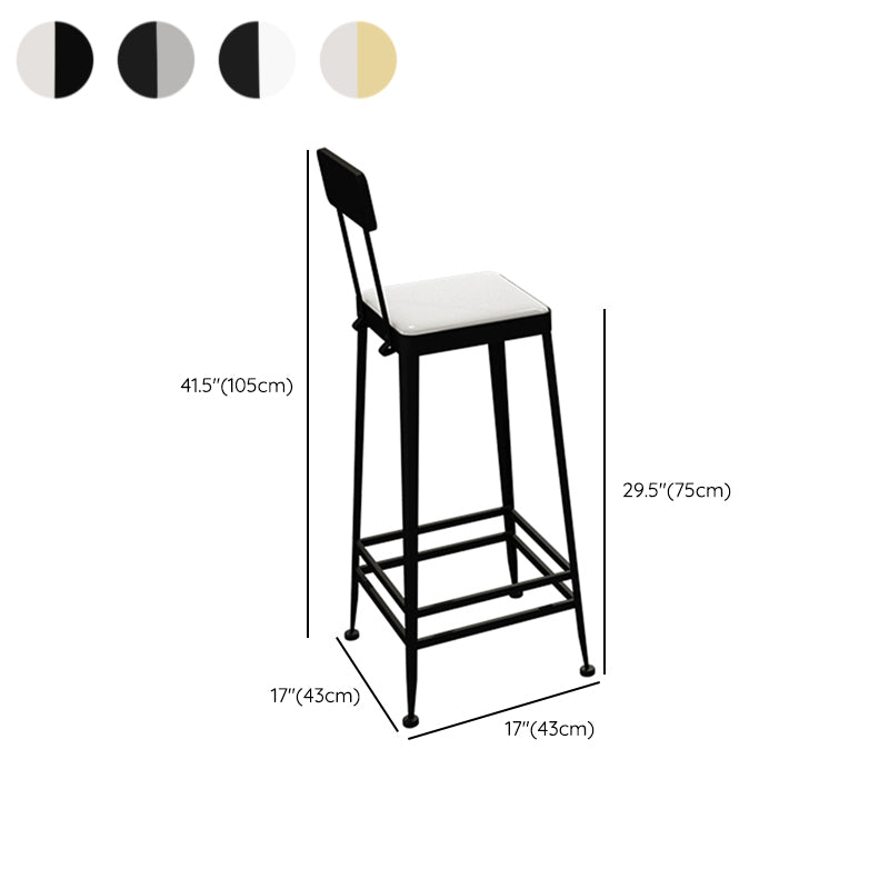 Modern Round Bar Table Set 1/3 Pcs Stone Top Bar Table and Metal Stools