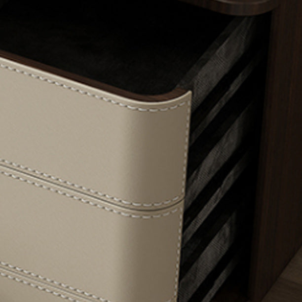 Contemporary Wood Makeup Vanity Table Dresser With Storage 8 Drawers for Bedroom