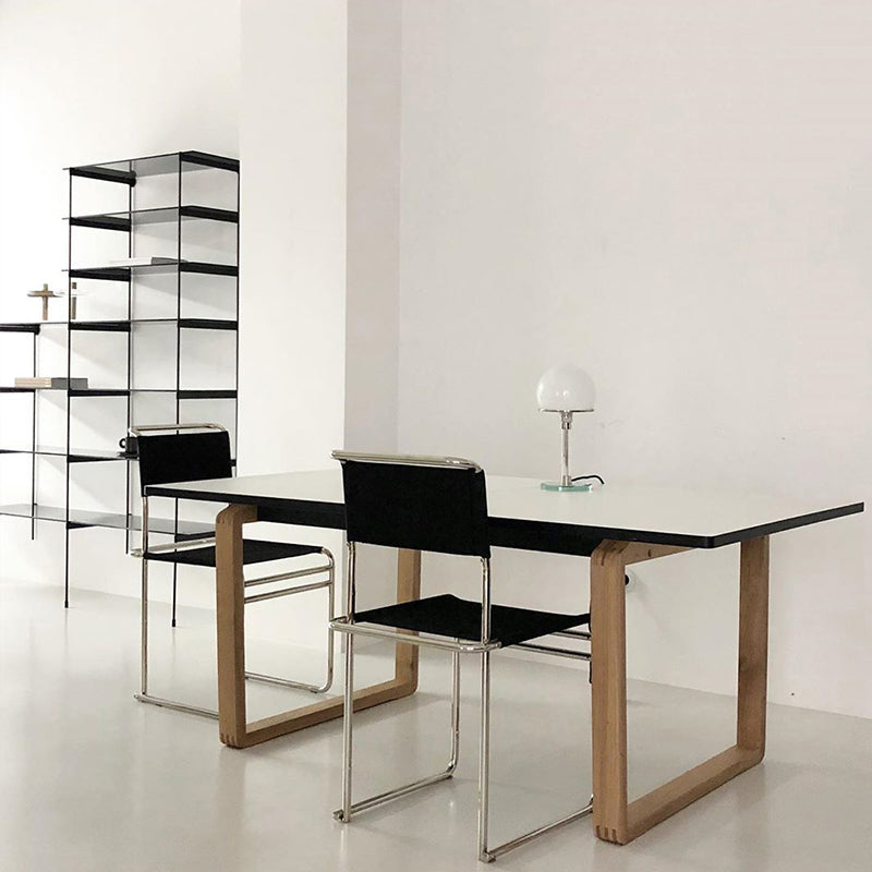 Modern Style Side Chair Faux Leather Armless Dining Chair for Kitchen