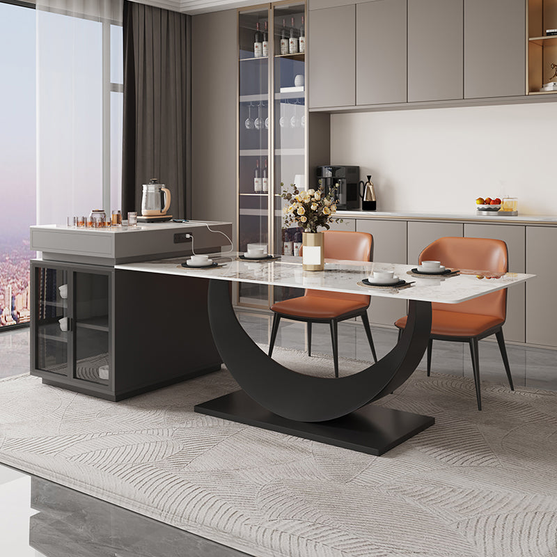 Rectangle Dining Room Table Contemporary Dinner Room Kitchen Table