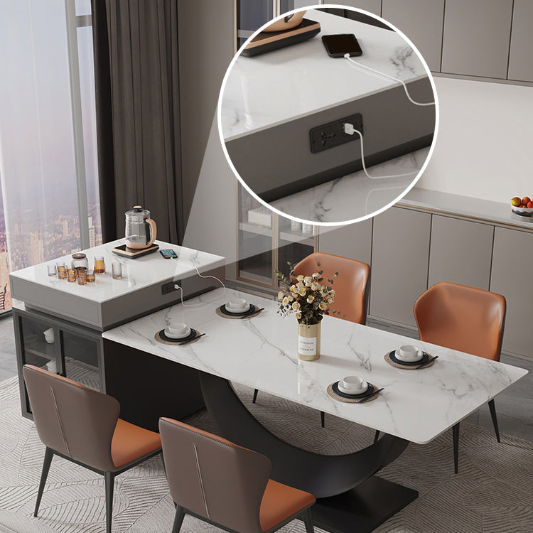 Rectangle Dining Room Table Contemporary Dinner Room Kitchen Table
