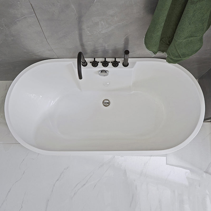 Soaking Antique Finish Bath Stand Alone Modern Oval Bath Tub