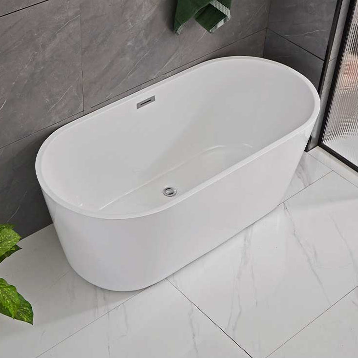 Soaking Antique Finish Bath Stand Alone Modern Oval Bath Tub