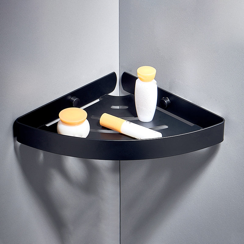 Silver/Black Bathroom Set Modern 1/2/3 - Piece Anti-rust Bath Shelf