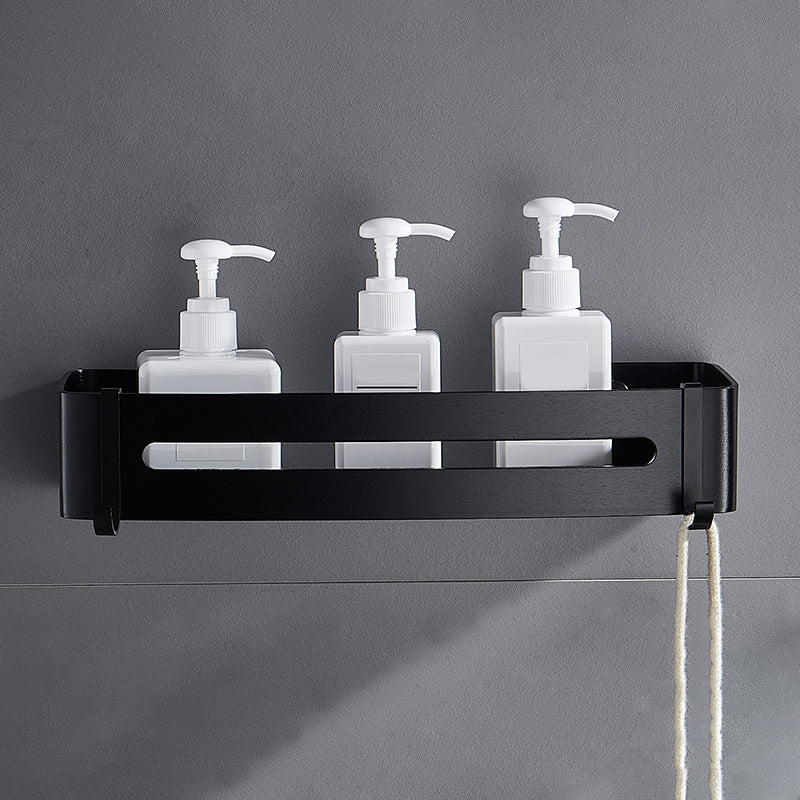 Black Bathroom Set Modern 1/2/3 - Piece Anti-rust Bath Shelf