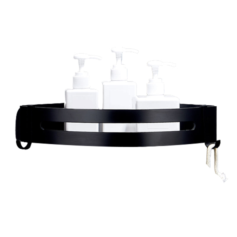 Black Bathroom Set Modern 1/2/3 - Piece Anti-rust Bath Shelf