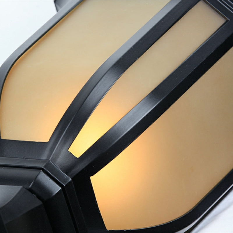 Modern Black Pillar Lamp Waterproof Outdoor Light for Garden