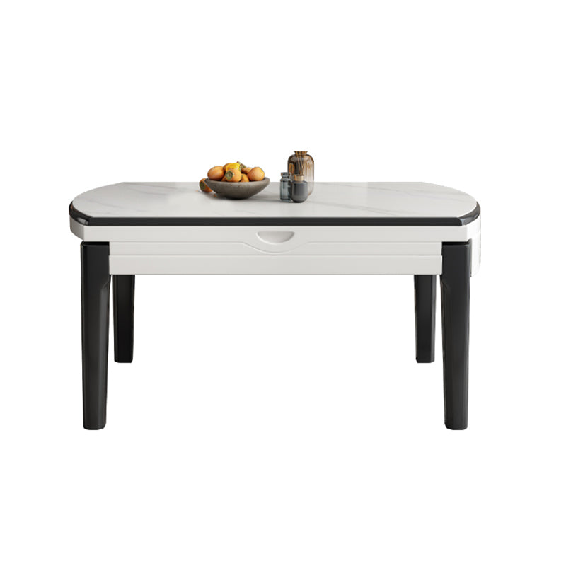 Modern Style Stone Furniture 1/7 Pcs Round Shape Dinette Table with Armless Chair