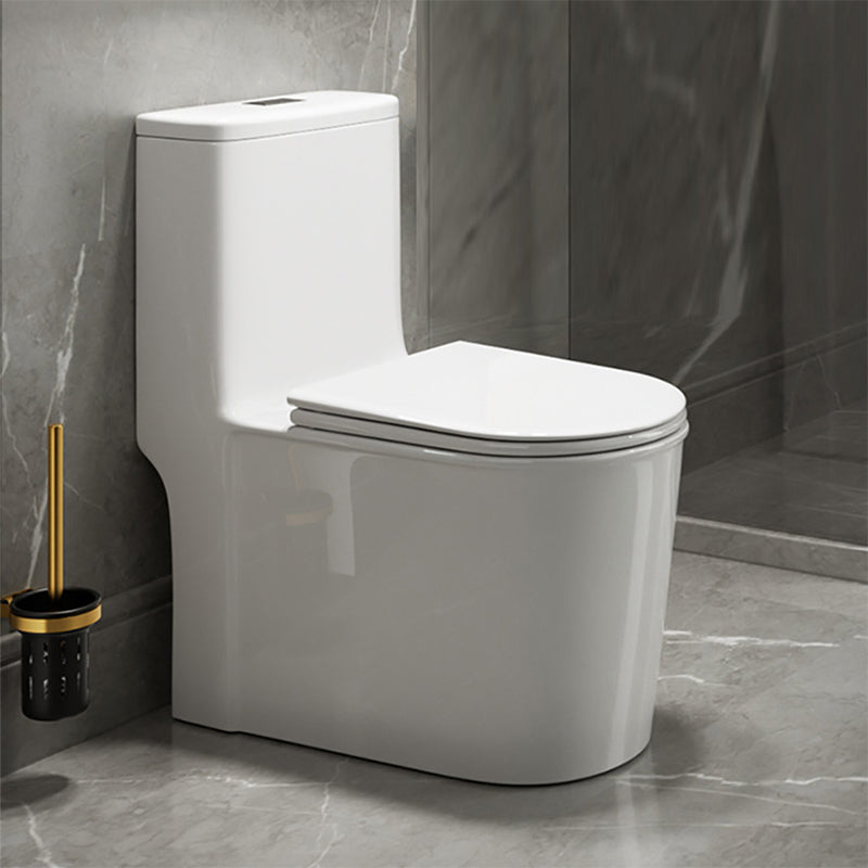 One Piece Toilet Modern Urine Toilet Floor Mounted Siphon Jet Toilet Bowl