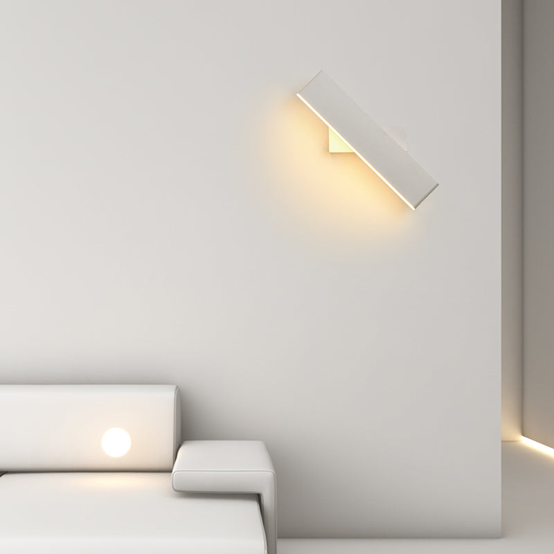 Metal Square Shape Wall Sconce Modern Style 1 Light Wall Light Sconce