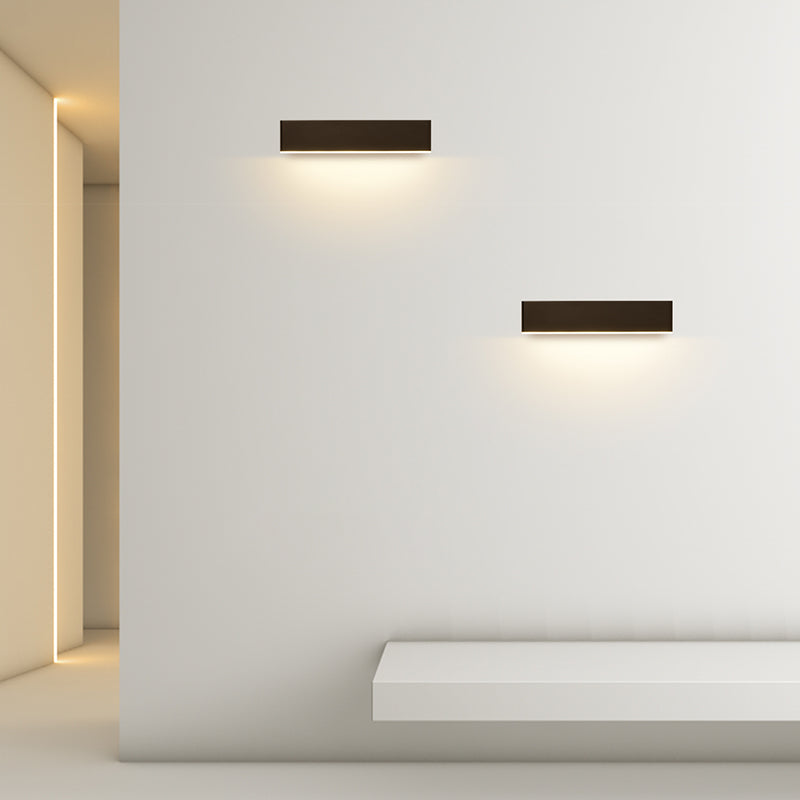 Metal Square Shape Wall Sconce Modern Style 1 Light Wall Light Sconce