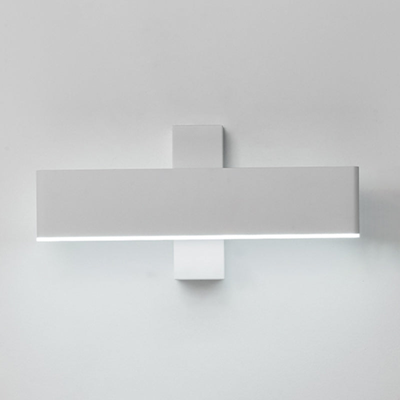 Metal Square Shape Wall Sconce Modern Style 1 Light Wall Light Sconce