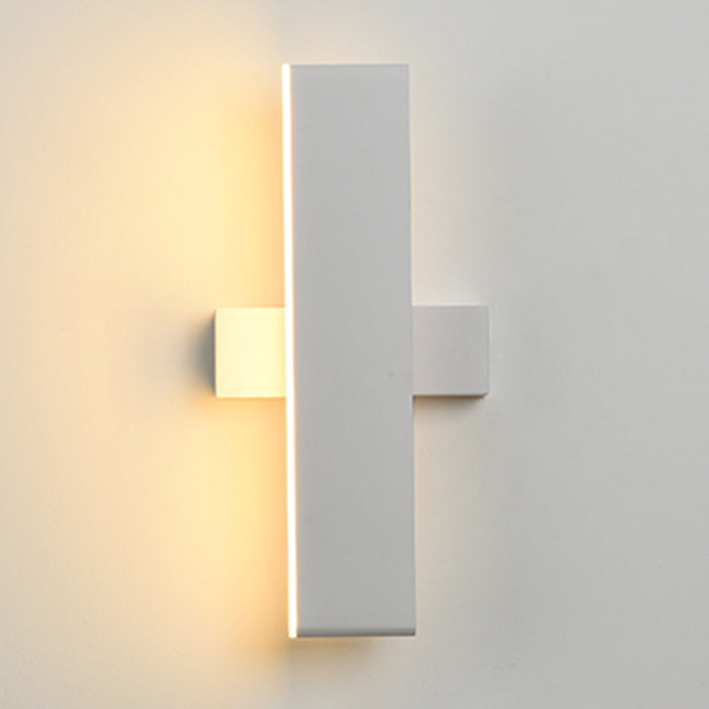 Metal Square Shape Wall Sconce Modern Style 1 Light Wall Light Sconce