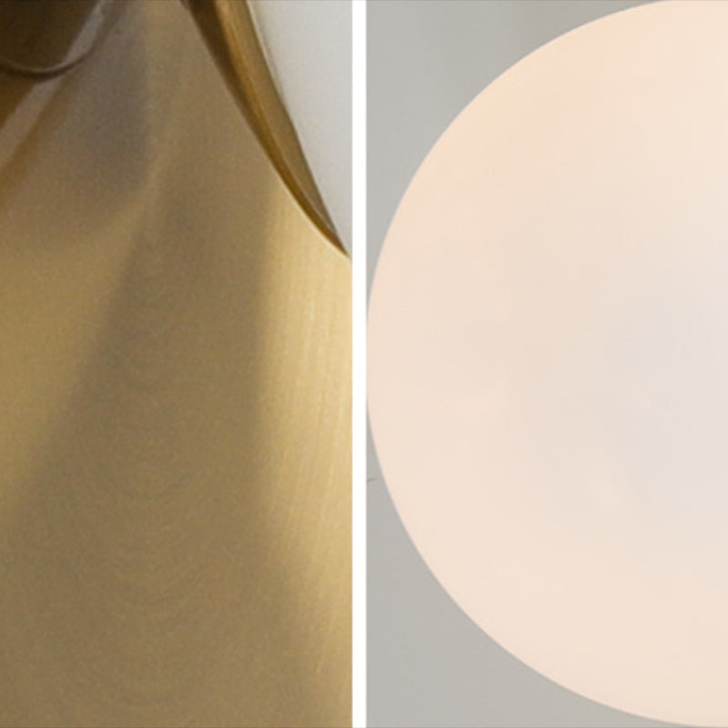 Nordic Vanity Light Minimalist Glass Wall Light Sconce for Washroom