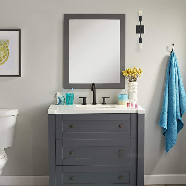 Modern Style Metal Wall Sconce 2 Lights Vanity Light for Bathroom