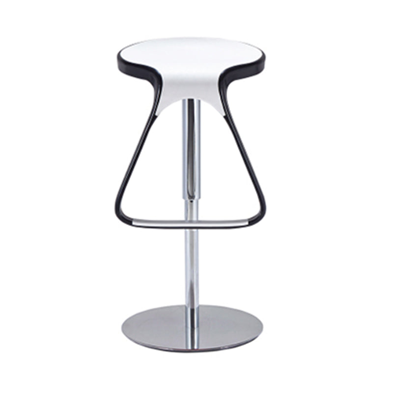Plastic Counter Stool Modern Adjustable Height Bar Stool with Footrest