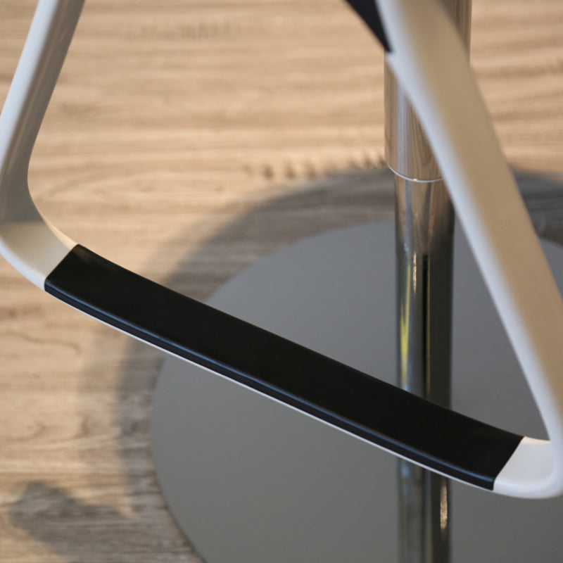 Plastic Counter Stool Modern Adjustable Height Bar Stool with Footrest