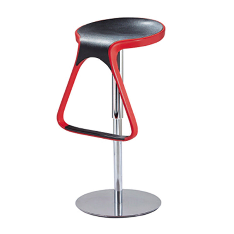 Plastic Counter Stool Modern Adjustable Height Bar Stool with Footrest