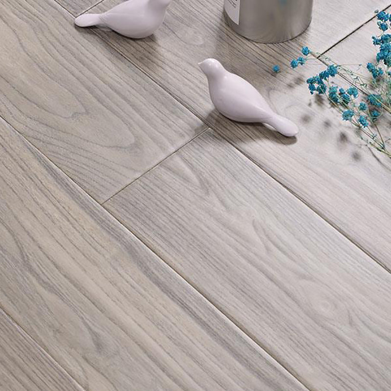 Modern Side Trim Piece Wire Brushed Click-Locking Wood Flooring Tiles