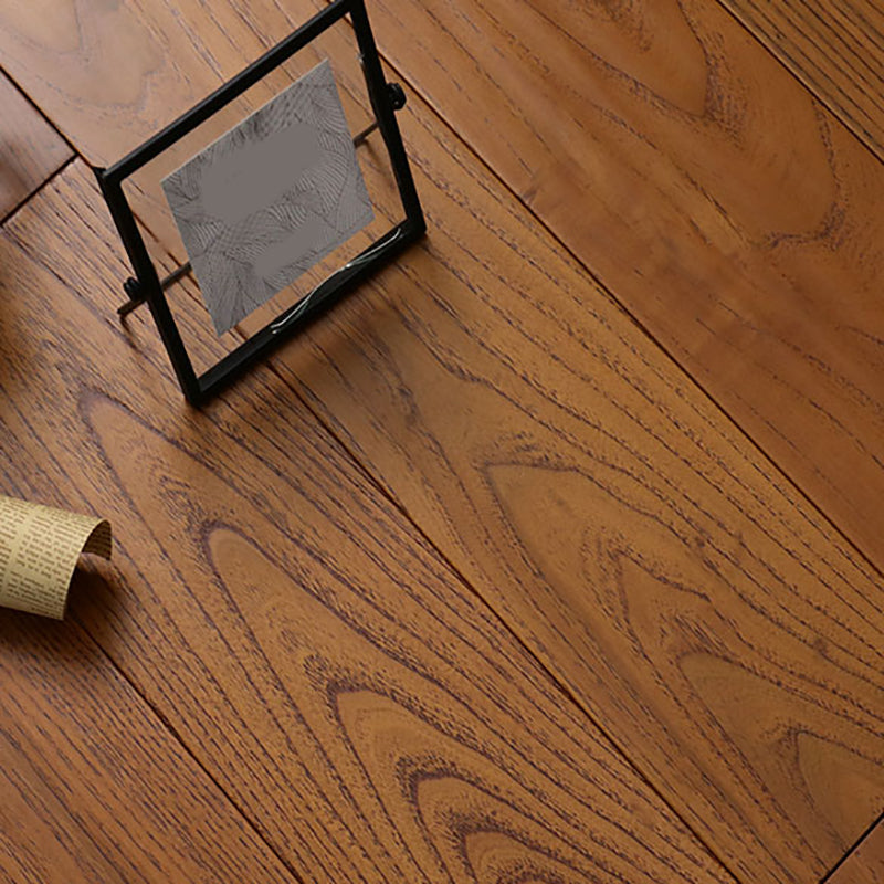 Modern Side Trim Piece Wire Brushed Click-Locking Wood Flooring Tiles