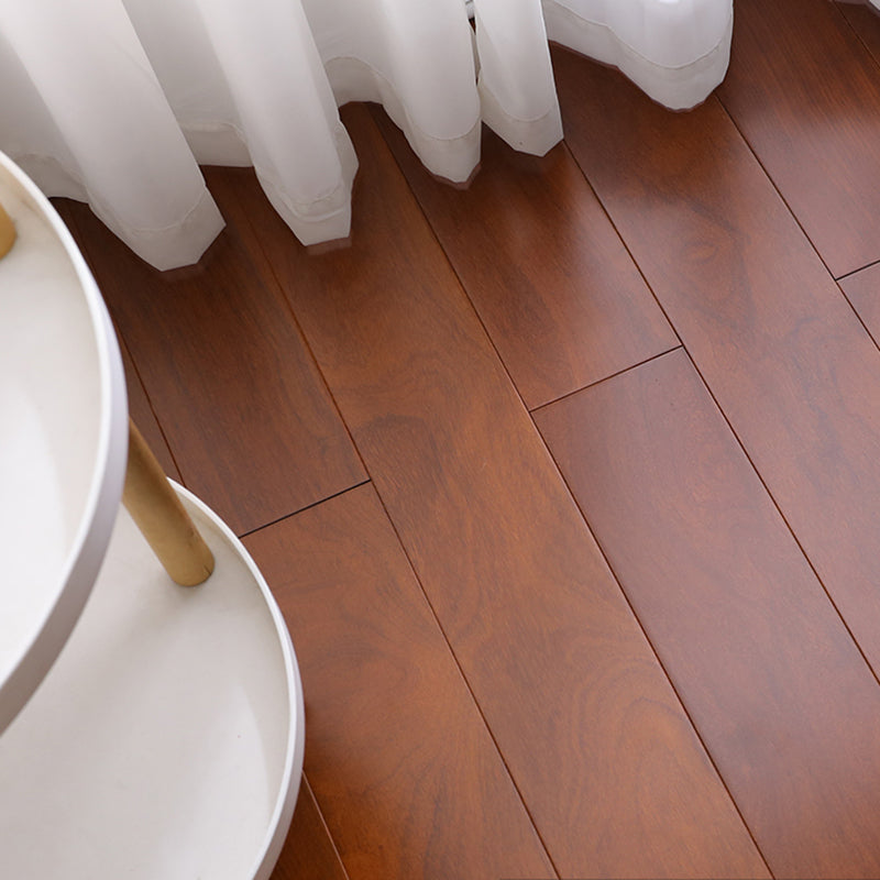 Modern Wood Floor Tile Click-Locking Water Resistant Plank Flooring