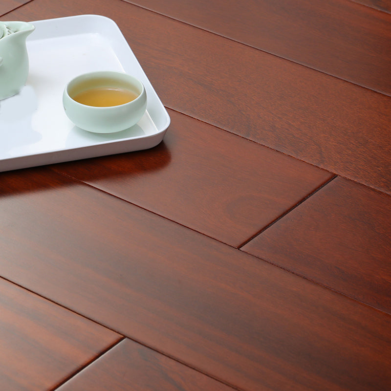 Modern Wood Floor Tile Click-Locking Water Resistant Plank Flooring