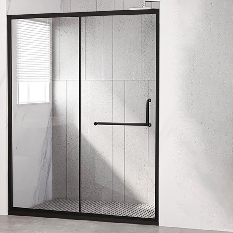 Semi-Frameless Shower Bath Door Single Sliding Shower Doors Tempered