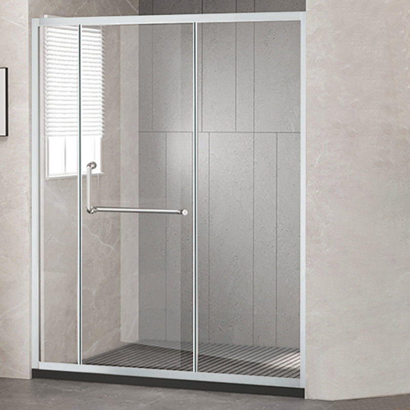 Semi-Frameless Shower Bath Door Single Sliding Shower Doors Tempered