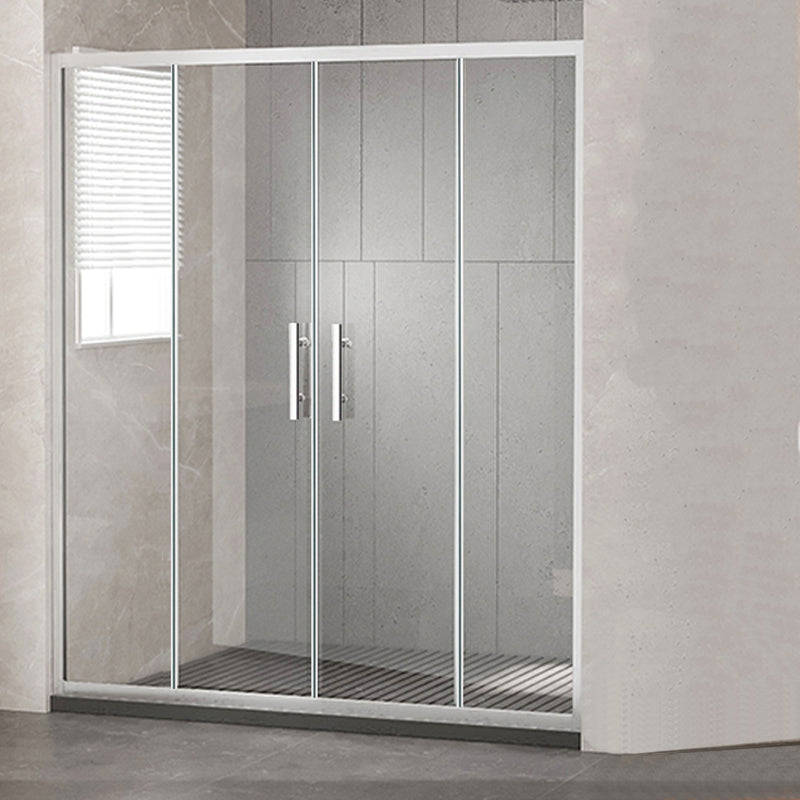 Semi-Frameless Shower Bath Door Single Sliding Shower Doors Tempered