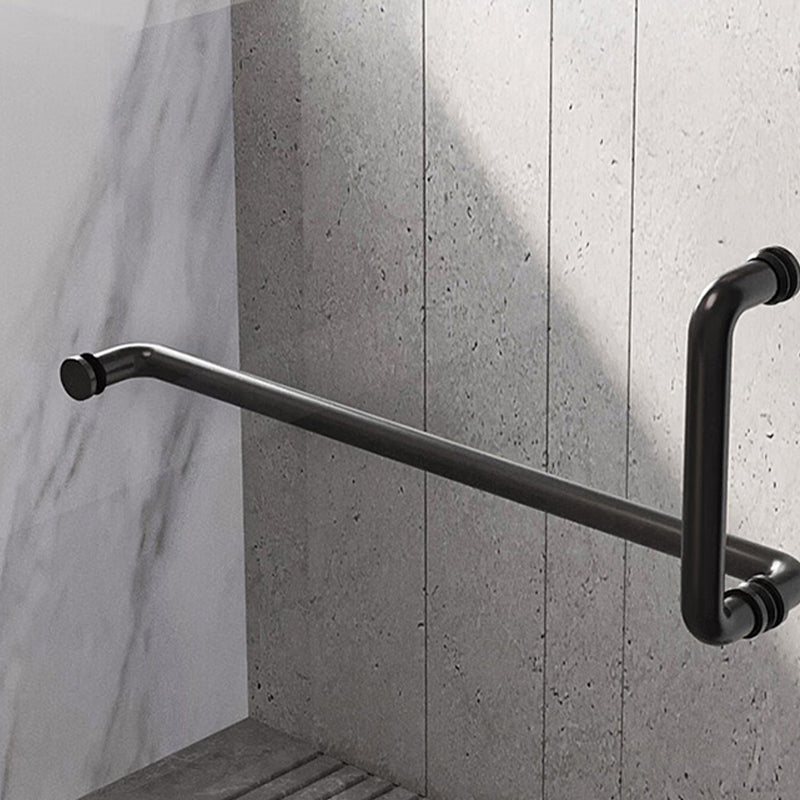 Semi-Frameless Shower Bath Door Single Sliding Shower Doors Tempered