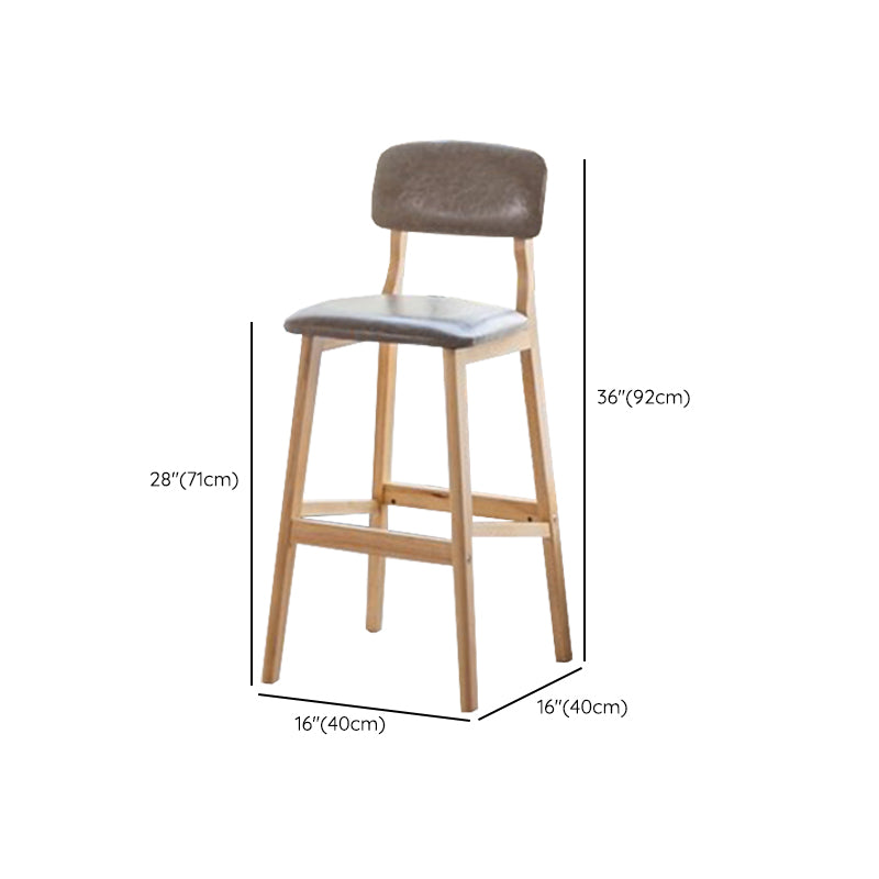 Contemporary Round Bar Set 1/3 Pieces Wooden Pub Table Set for Home