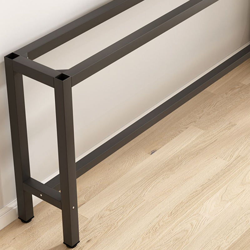 Rectangle Counter Height Pub Set 1/3/4 Pcs Metal Frame Bar Table and Backless Stools