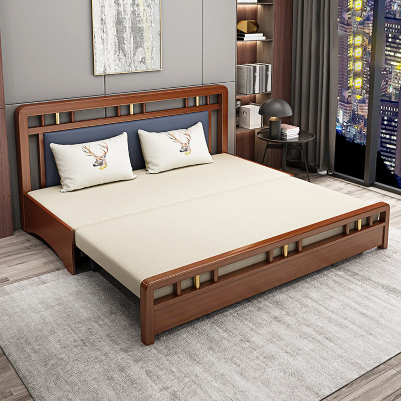 No Distressing Convertible Sofas Cotton Blend Sleeper Sofa with Storage