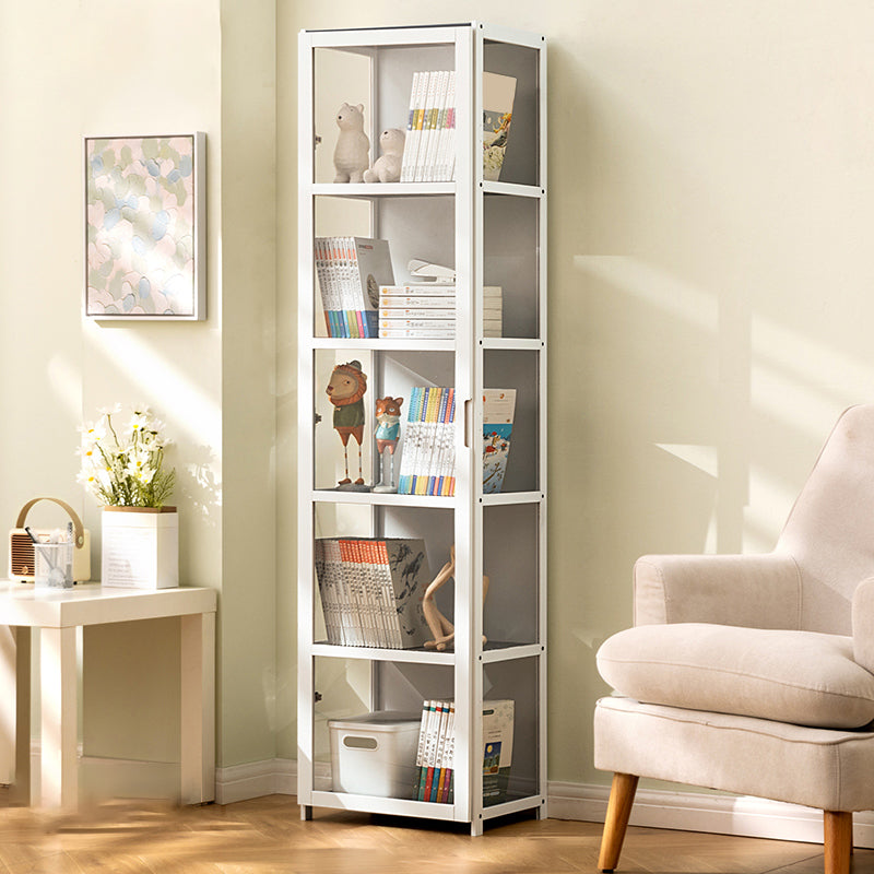 White Lacquered Modern Storage Cabinet,Rectangle Standard Cabinet