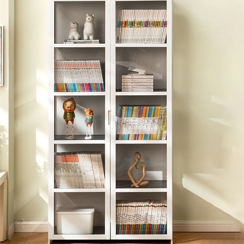 White Lacquered Modern Storage Cabinet,Rectangle Standard Cabinet
