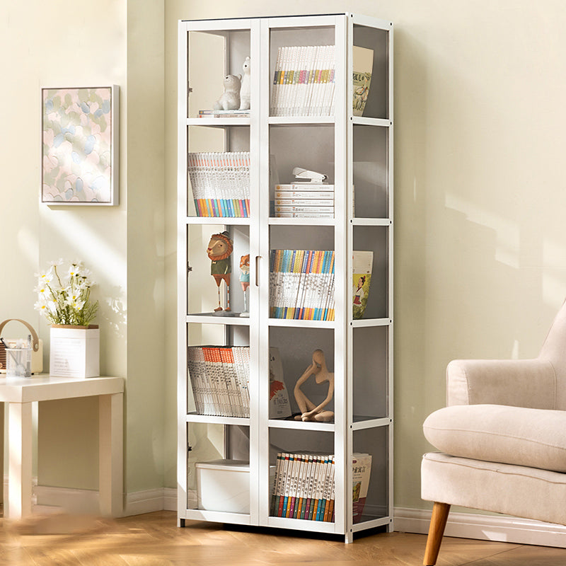 White Lacquered Modern Storage Cabinet,Rectangle Standard Cabinet