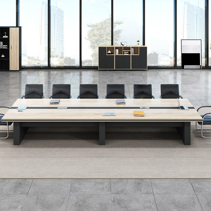 Industrial Office Desk Manufactured Wood 29.25 Inch Height Computer Desk